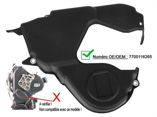 Cache distribution moteur - cache, /